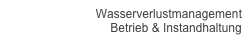 Wasserverlustmanagement
Betrieb & Instandhaltung